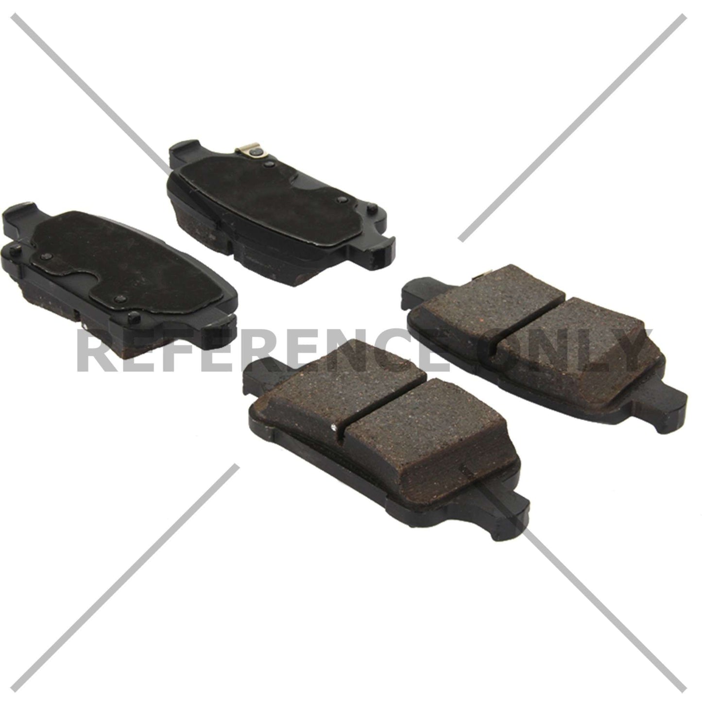 Centric Parts Disc Brake Pad Set Posi Quiet Ceramic with Shims and Hardware 105.18570