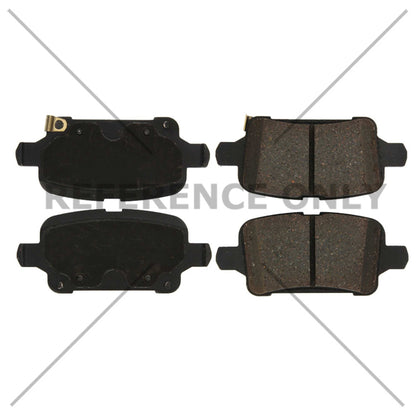 Centric Parts Disc Brake Pad Set Posi Quiet Ceramic with Shims and Hardware 105.18570