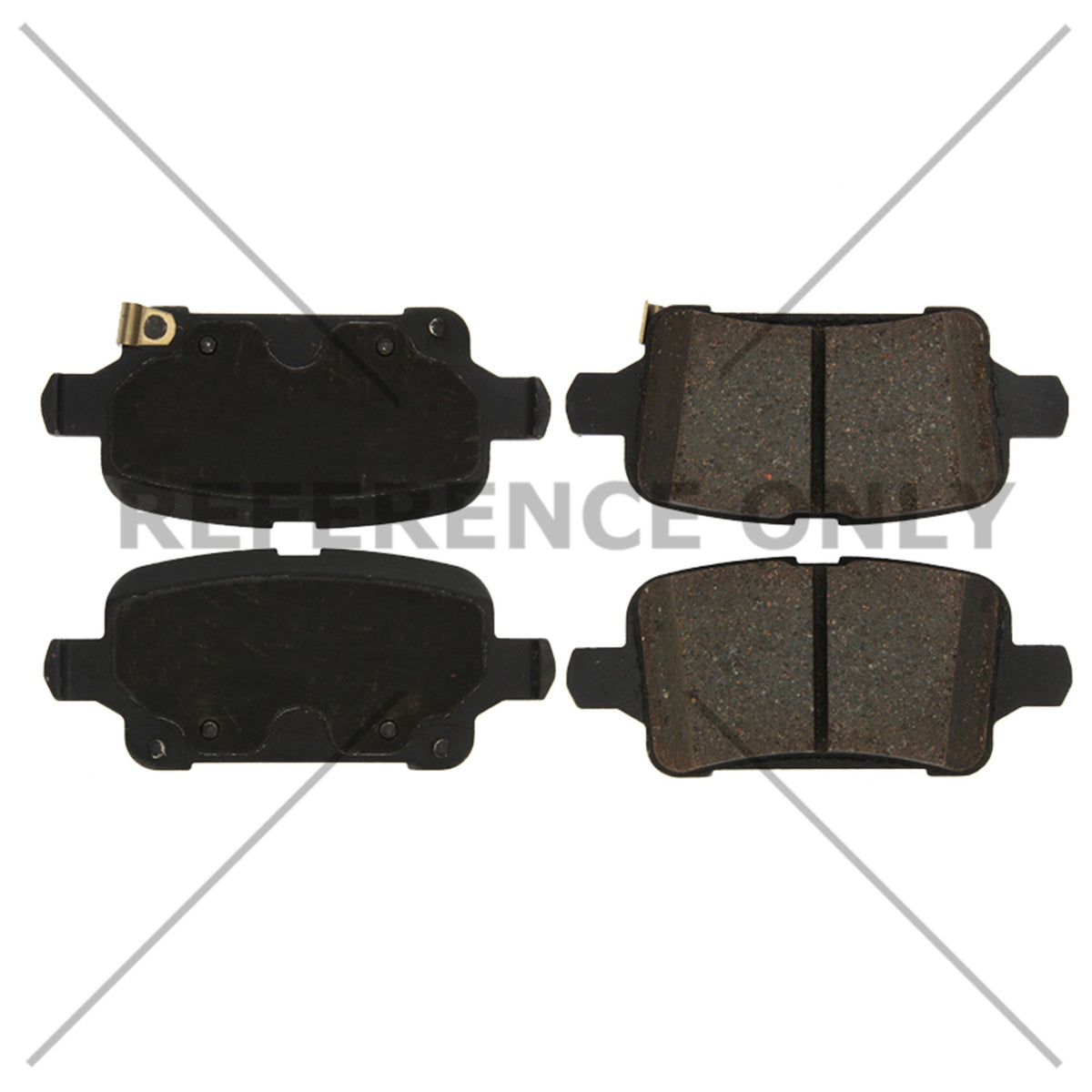 Centric Parts Disc Brake Pad Set Posi Quiet Ceramic with Shims and Hardware 105.18570