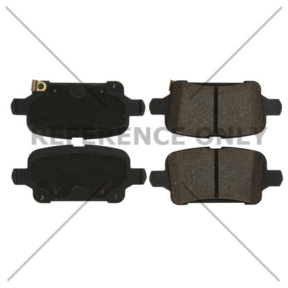 Centric Parts Disc Brake Pad Set Posi Quiet Ceramic with Shims and Hardware 105.18570