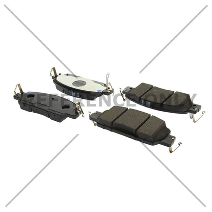 Centric Parts Disc Brake Pad Set Posi Quiet Ceramic with Shims for 2016-2017 Honda Accord 105.18600