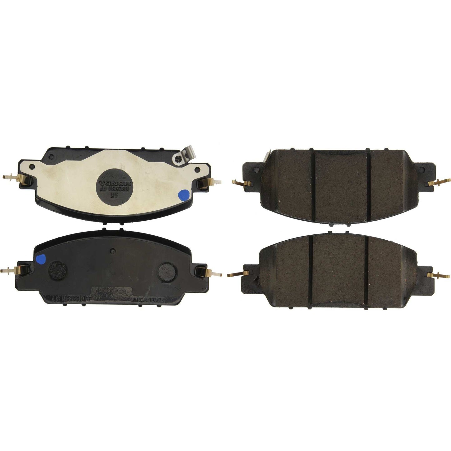 Centric Parts Disc Brake Pad Set Posi Quiet Ceramic with Shims for 2016-2017 Honda Accord 105.18600