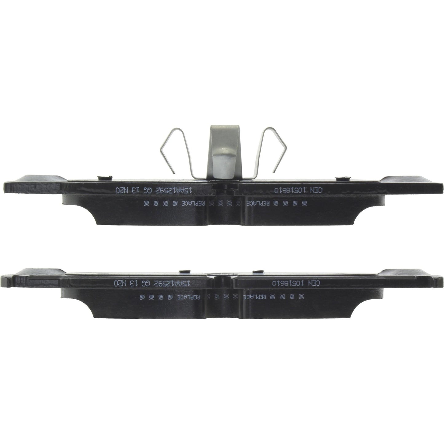 Centric Parts Disc Brake Pad Set Posi Quiet Ceramic with Shims for Jaguar F-Pace 2022-2017 I-Pace 2022-2019 XE 2020-2016 XF 2020-2016 Land Rover Range Rover Velar 2020-2018 105.18610