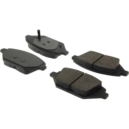 Centric Parts Disc Brake Pad Set Posi Quiet Ceramic with Shims and Hardware for 2016-2022 Chevrolet Spark 105.18640