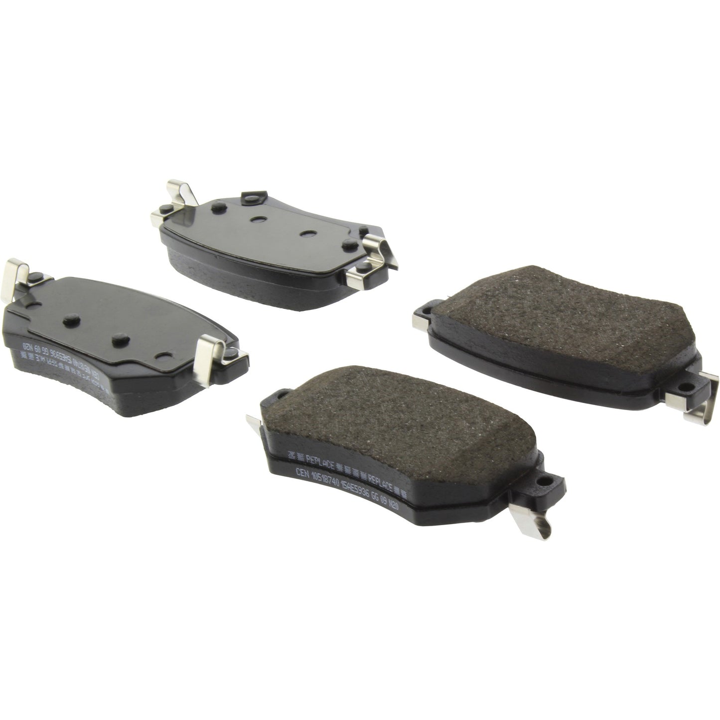 Centric Parts Disc Brake Pad Set Posi Quiet Ceramic with Shims for 2016-2021 Mazda 6 105.18740
