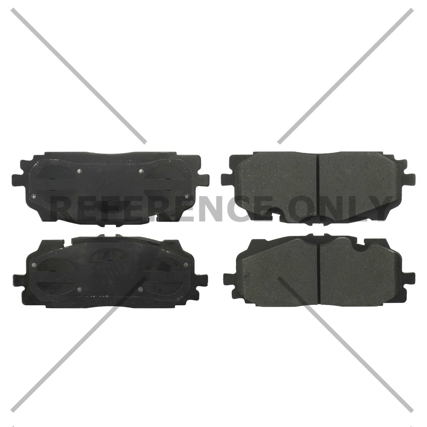 Centric Parts Disc Brake Pad Set Posi Quiet Ceramic with Shims for 2019-2021 Audi A6 Allroad, A7 Sportback, A8 Quattro, Q5, Q5 PHEV, Q7 105.18940