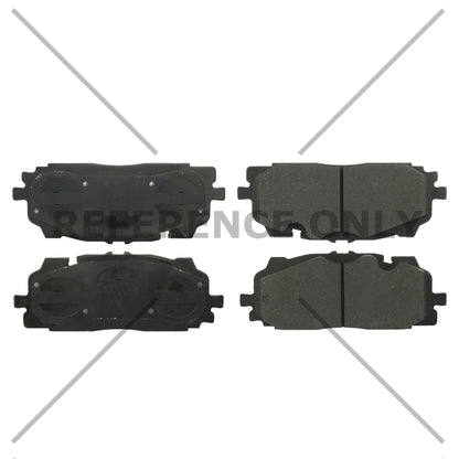Centric Parts Disc Brake Pad Set Posi Quiet Ceramic with Shims for 2019-2021 Audi A6 Allroad, A7 Sportback, A8 Quattro, Q5, Q5 PHEV, Q7 105.18940