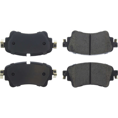 Centric Parts Disc Brake Pad Set Posi Quiet Ceramic with Shims for 2017-2022 Audi A4/A5/A6/A7/Q5
