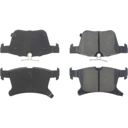 Centric Parts Disc Brake Pad Set Posi Quiet Ceramic with Shims for 2017-2022 Chrysler Pacifica 105.19010