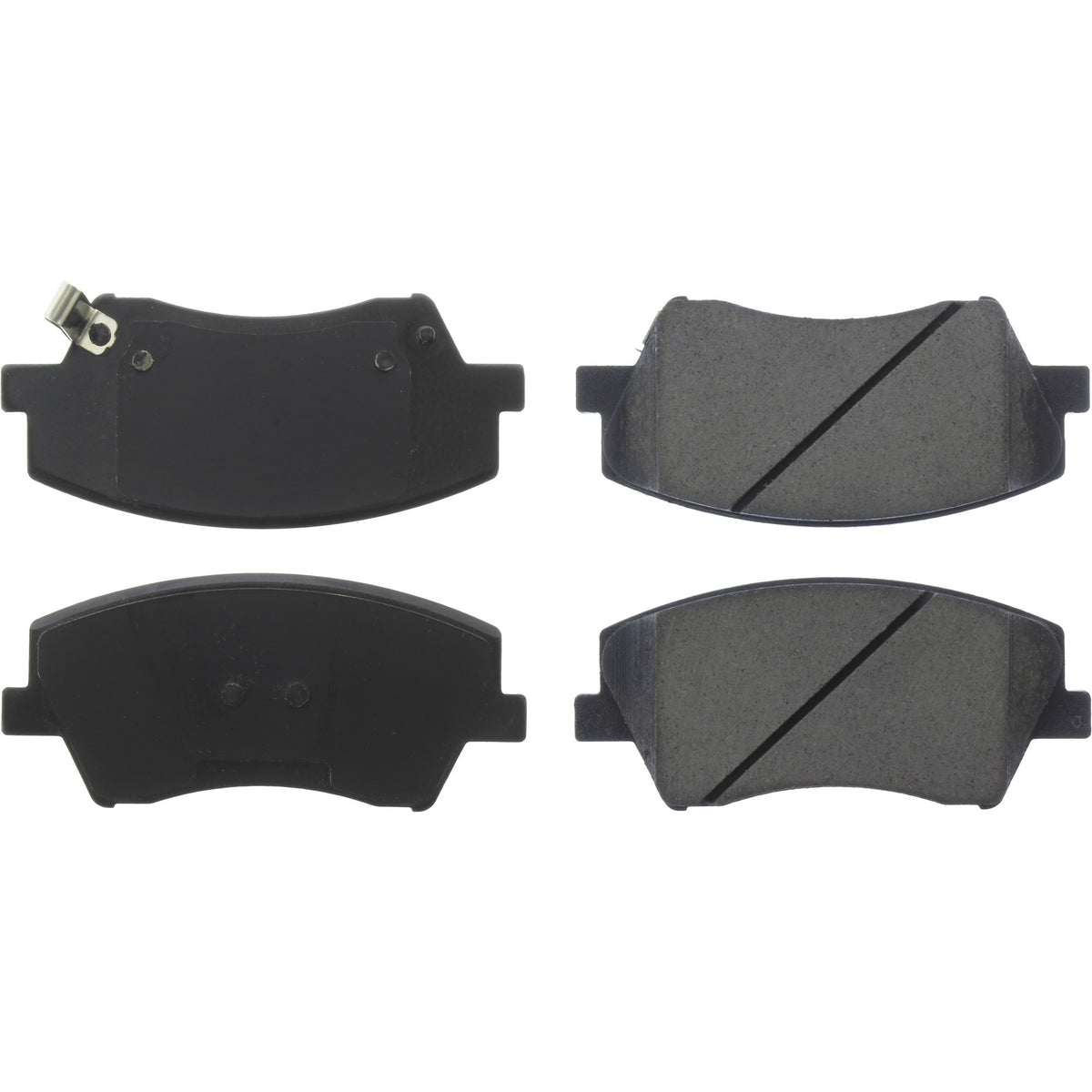 Centric Parts Disc Brake Pad Set Posi Quiet Ceramic with Shims for 2017-2020 Hyundai Elantra Ioniq Kia Niro 105.19120