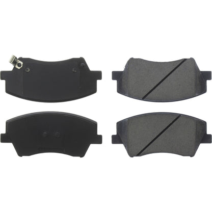 Centric Parts Disc Brake Pad Set Posi Quiet Ceramic with Shims for 2017-2020 Hyundai Elantra Ioniq Kia Niro 105.19120