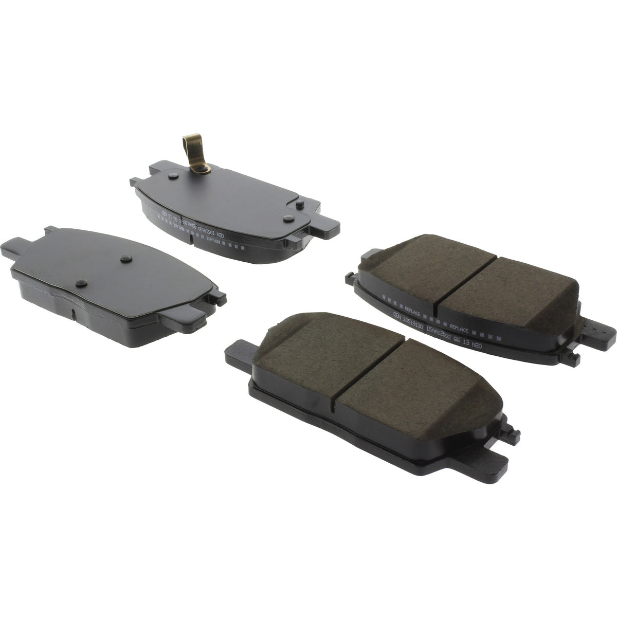 Centric Parts Disc Brake Pad Set Posi Quiet Ceramic with Shims for 2017-2020 Buick LaCrosse 105.19130