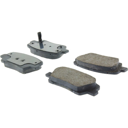 Centric Parts Disc Brake Pad Set Posi Quiet Ceramic with Shims for 2017-2019 Hyundai Santa Fe 105.19160