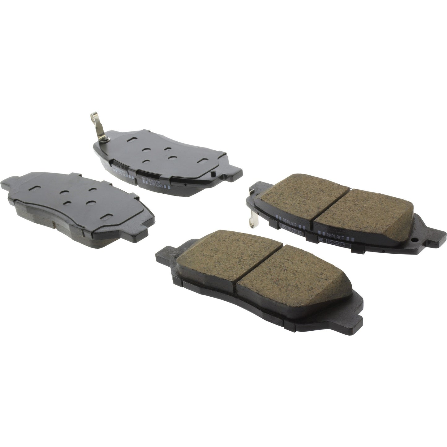 Centric Parts Disc Brake Pad Set Posi Quiet Ceramic with Shims for 2017-2019 Hyundai Santa Fe 105.19170
