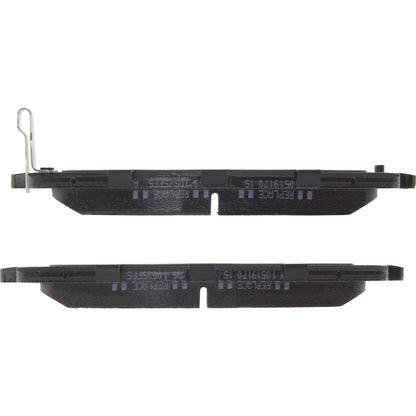 Centric Parts Disc Brake Pad Set Posi Quiet Ceramic with Shims for 2017-2019 Hyundai Santa Fe 105.19170