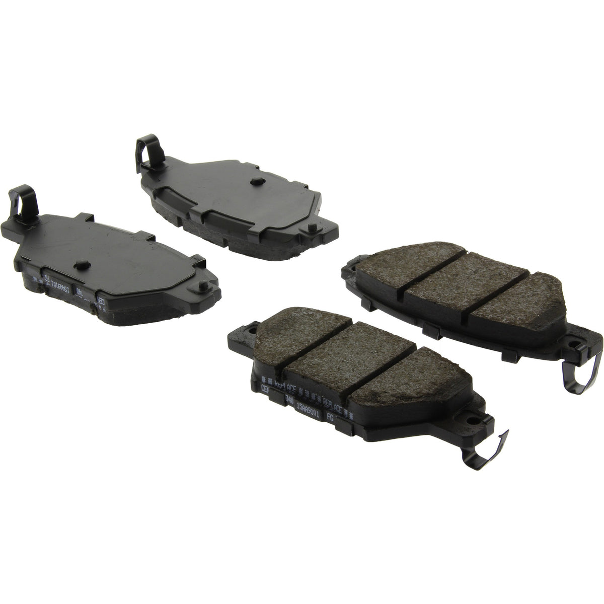 Centric Parts Disc Brake Pad Set Posi Quiet Ceramic with Shims for 2016-2022 Mazda CX-9 105.19340
