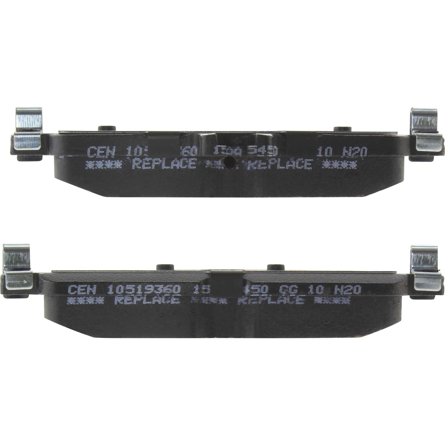 Centric Parts Disc Brake Pad Set Posi Quiet Ceramic with Shims for 2017-2022 Mercedes-Benz E300 E350 105.19360