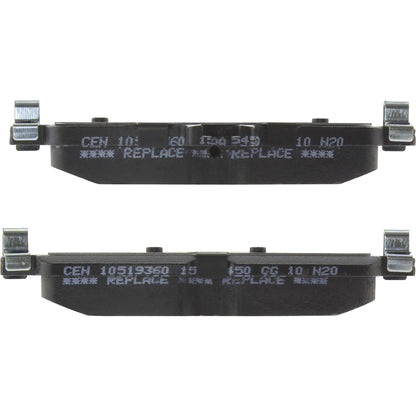Centric Parts Disc Brake Pad Set Posi Quiet Ceramic with Shims for 2017-2022 Mercedes-Benz E300 E350 105.19360
