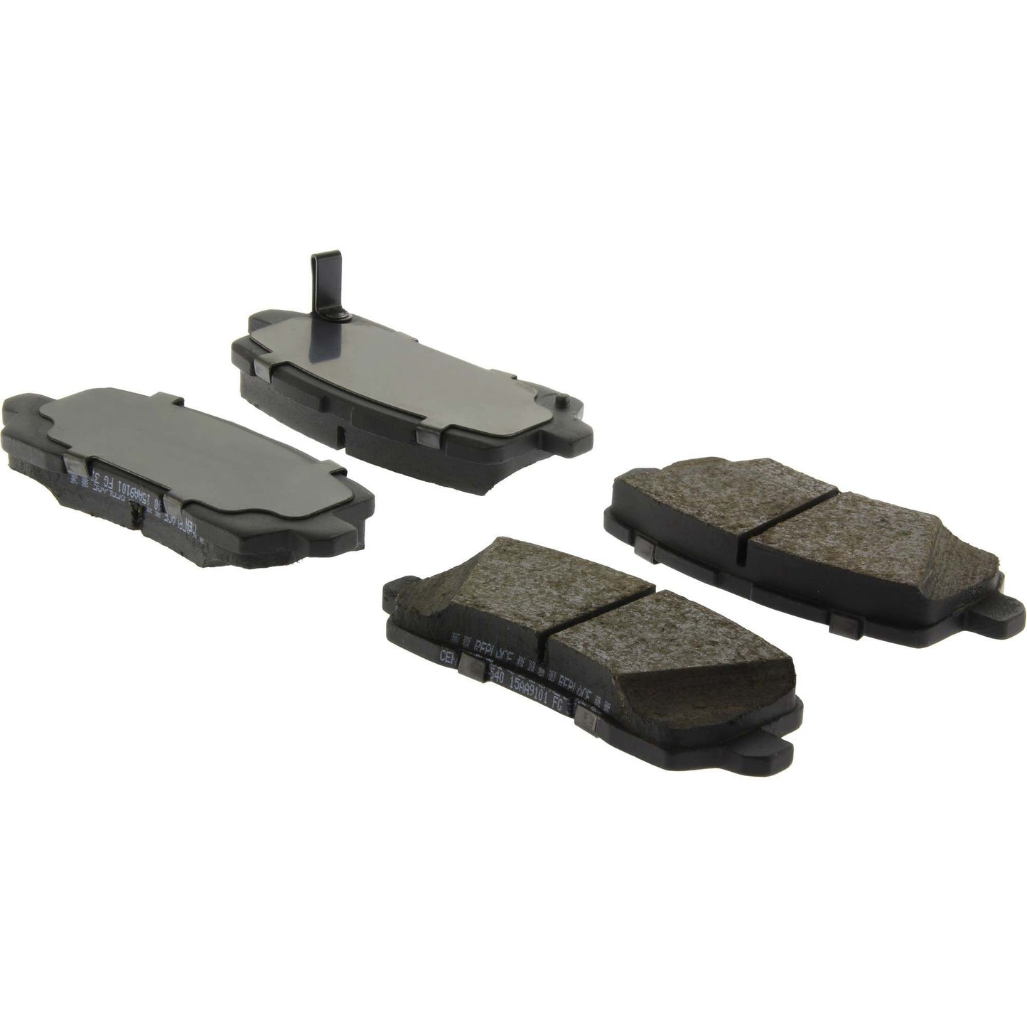 Centric Parts Disc Brake Pad Set Posi Quiet Ceramic with Shims and Hardware for 2017-2020 Acura MDX 2018-2020 Honda Odyssey 105.19540