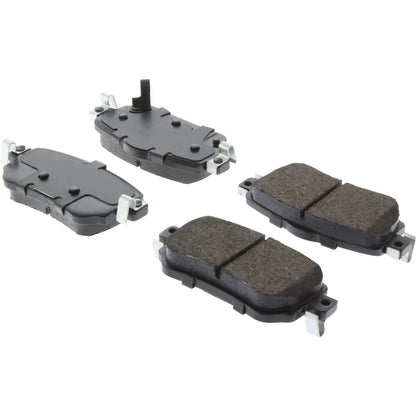 Centric Parts Disc Brake Pad Set Posi Quiet Ceramic with Shims for Nissan LEAF 2018-2022 Rogue 2018-2020 Rogue Sport 2019-2022 105.19650