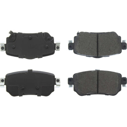Centric Parts Disc Brake Pad Set Posi Quiet Ceramic with Shims for Nissan LEAF 2018-2022 Rogue 2018-2020 Rogue Sport 2019-2022 105.19650