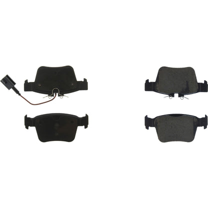 Centric Parts Disc Brake Pad Set Posi Quiet with 100% Shimmed and Scorched for Longest Wear Part 105.19890
