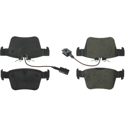 Centric Parts Disc Brake Pad Set Posi Quiet with 100% Shimmed and Scorched 105.19891