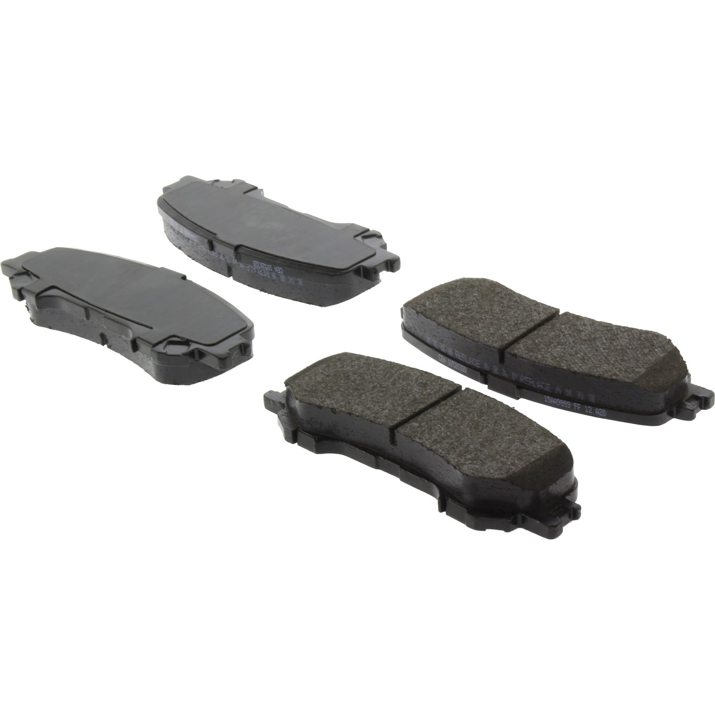 Centric Parts Disc Brake Pad Set Posi Quiet Ceramic with Shims for 2017-2023 Nissan Titan 105.20320