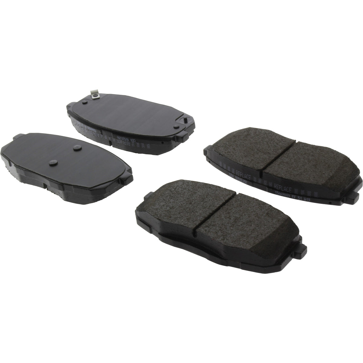 Centric Parts Disc Brake Pad Set Posi Quiet Ceramic with Shims for 2018-2022 Hyundai Elantra GT Kona Kia Forte Forte5 Seltos 105.20350