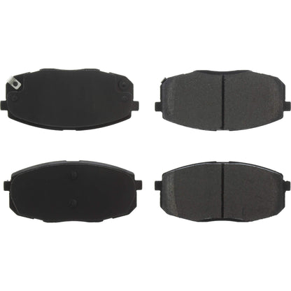 Centric Parts Disc Brake Pad Set Posi Quiet Ceramic with Shims for 2018-2022 Hyundai Elantra GT Kona Kia Forte Forte5 Seltos 105.20350