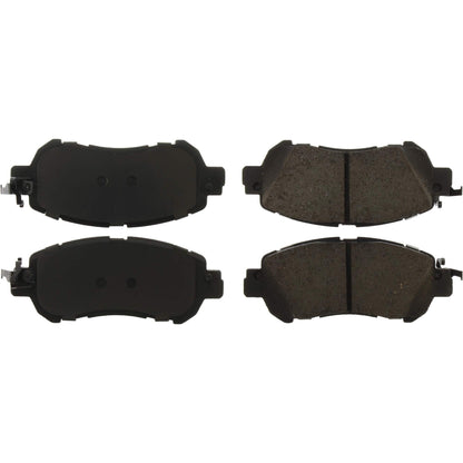 Centric Parts Disc Brake Pad Set Posi Quiet Ceramic with Shims for 2017-2023 Nissan Kicks 2020-2023 Versa 105.20380