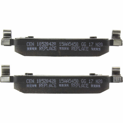 Centric Parts Disc Brake Pad Set Posi Quiet Ceramic with Shims for 2017-2018 Mazda 3 2017-2018 3 Sport 2019-2022 CX-3 105.20420
