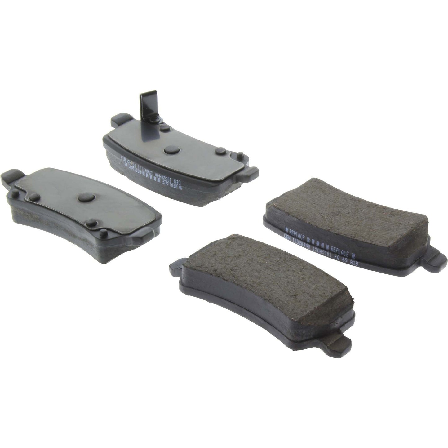 Centric Parts Disc Brake Pad Set Ceramic with Shims for 2017 Hyundai Azera 105.20440
