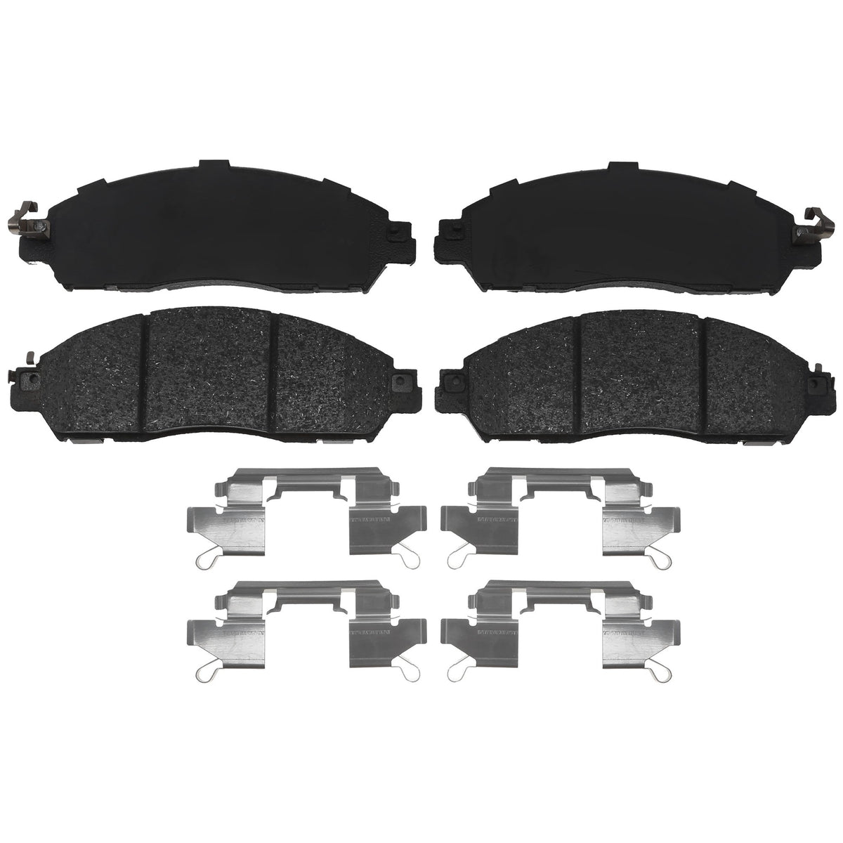 Centric Parts Disc Brake Pad Set Posi Quiet Ceramic with Shims for 2018-2023 Nissan Leaf 2021-2022 Nissan NV200 105.21380