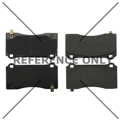 Centric Parts Disc Brake Pad Set Posi Quiet Ceramic with Shims for Tesla Model 3 2019-2022 Tesla Model Y 2020-2021 105.21950