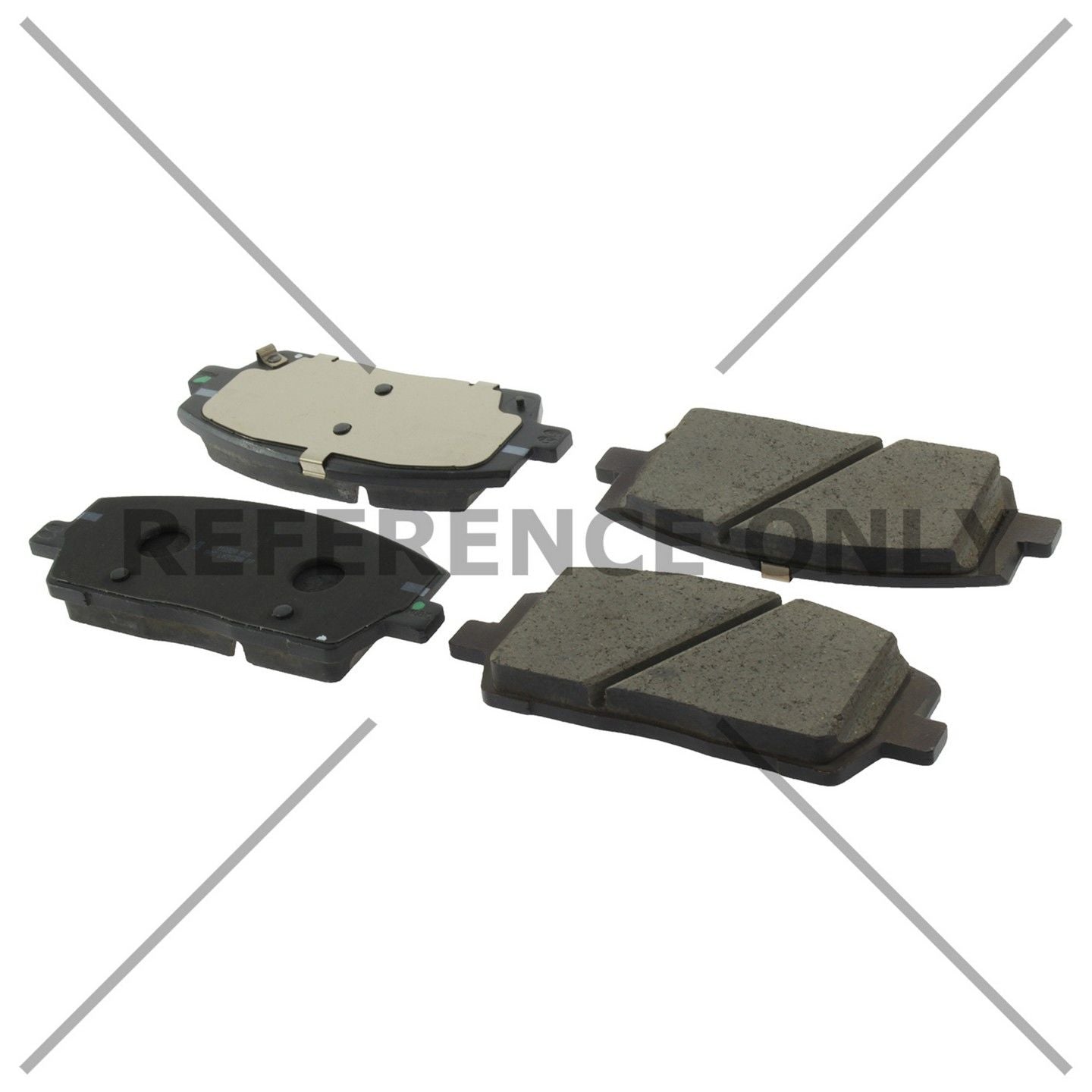 Centric Parts Disc Brake Pad Set Posi Quiet Ceramic with Shims for 2020-2024 Hyundai Palisade 2020-2022 Kia Telluride 105.22150