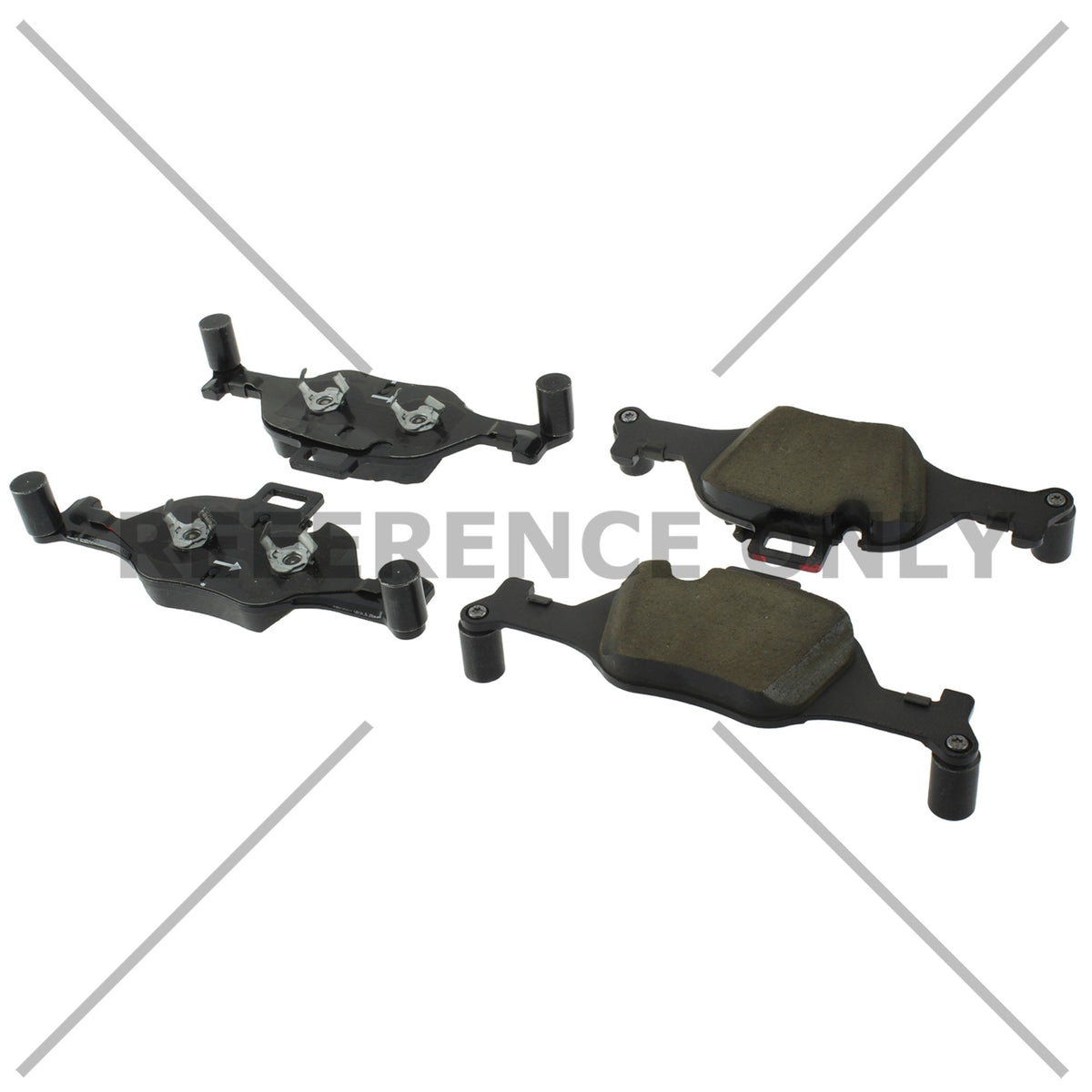 Centric Parts Disc Brake Pad Set Posi Quiet Ceramic with Shims for 2017-2022 BMW Models 105.60070