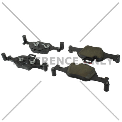 Centric Parts Disc Brake Pad Set Posi Quiet Ceramic with Shims for 2017-2022 BMW Models 105.60070