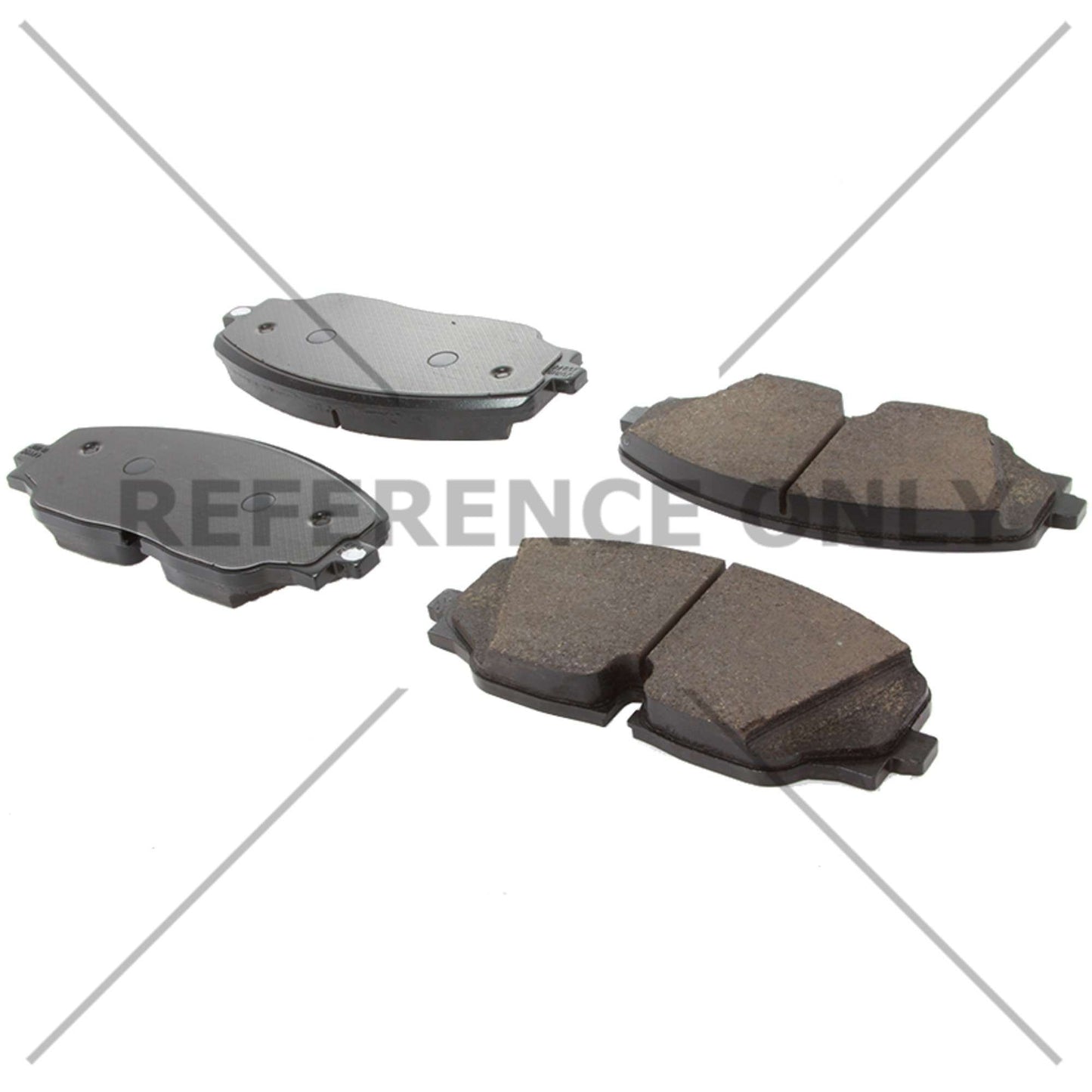 Centric Parts Disc Brake Pad Set Posi Quiet Ceramic with Shims for 2018-2020 Volkswagen Atlas Cross Sport Teramont 105.60110