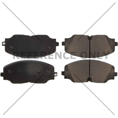 Centric Parts Disc Brake Pad Set Posi Quiet Ceramic with Shims for 2018-2020 Volkswagen Atlas Cross Sport Teramont 105.60110