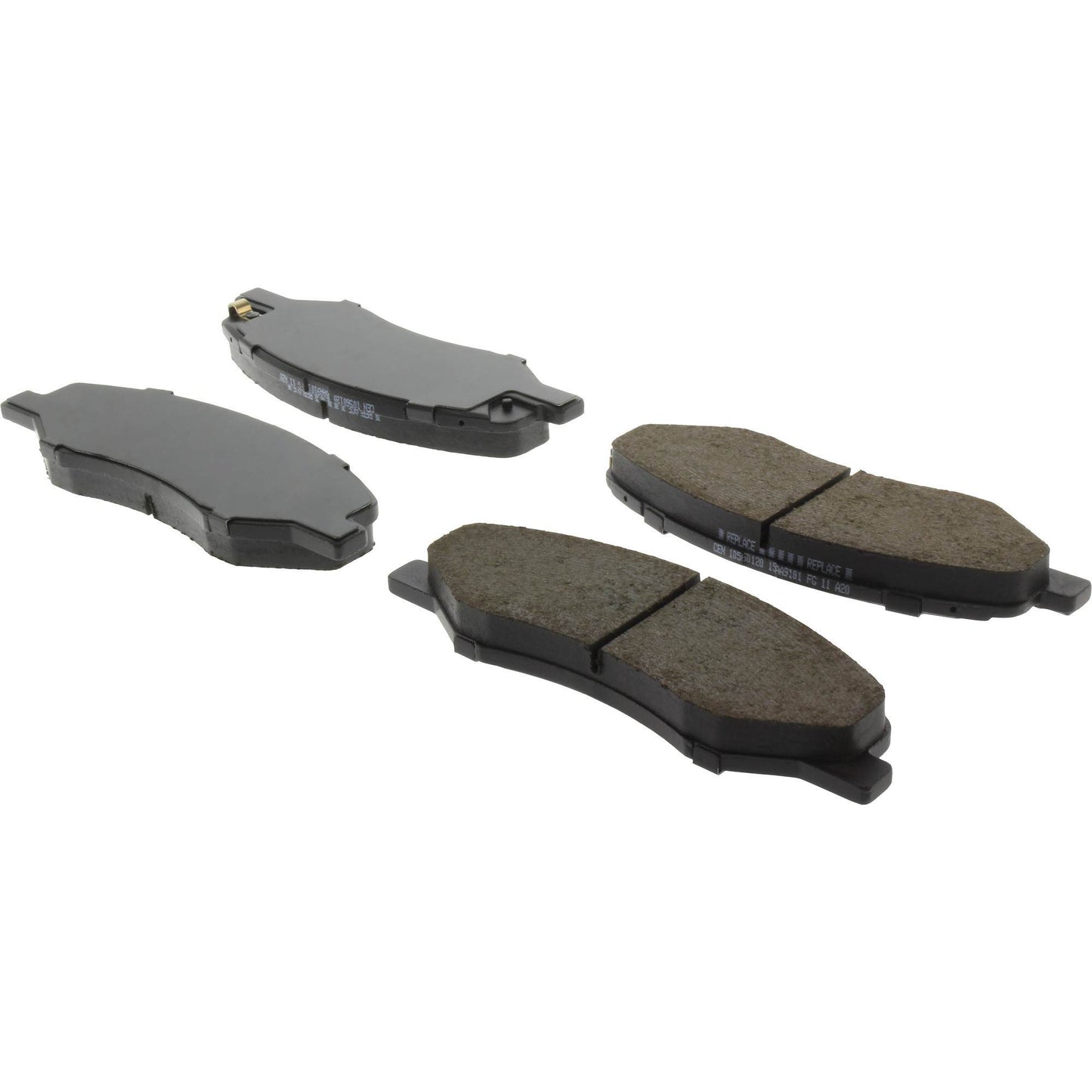 Centric Parts Disc Brake Pad Set Posi Quiet Ceramic with Shims for 2018-2022 Honda Odyssey 105.60120