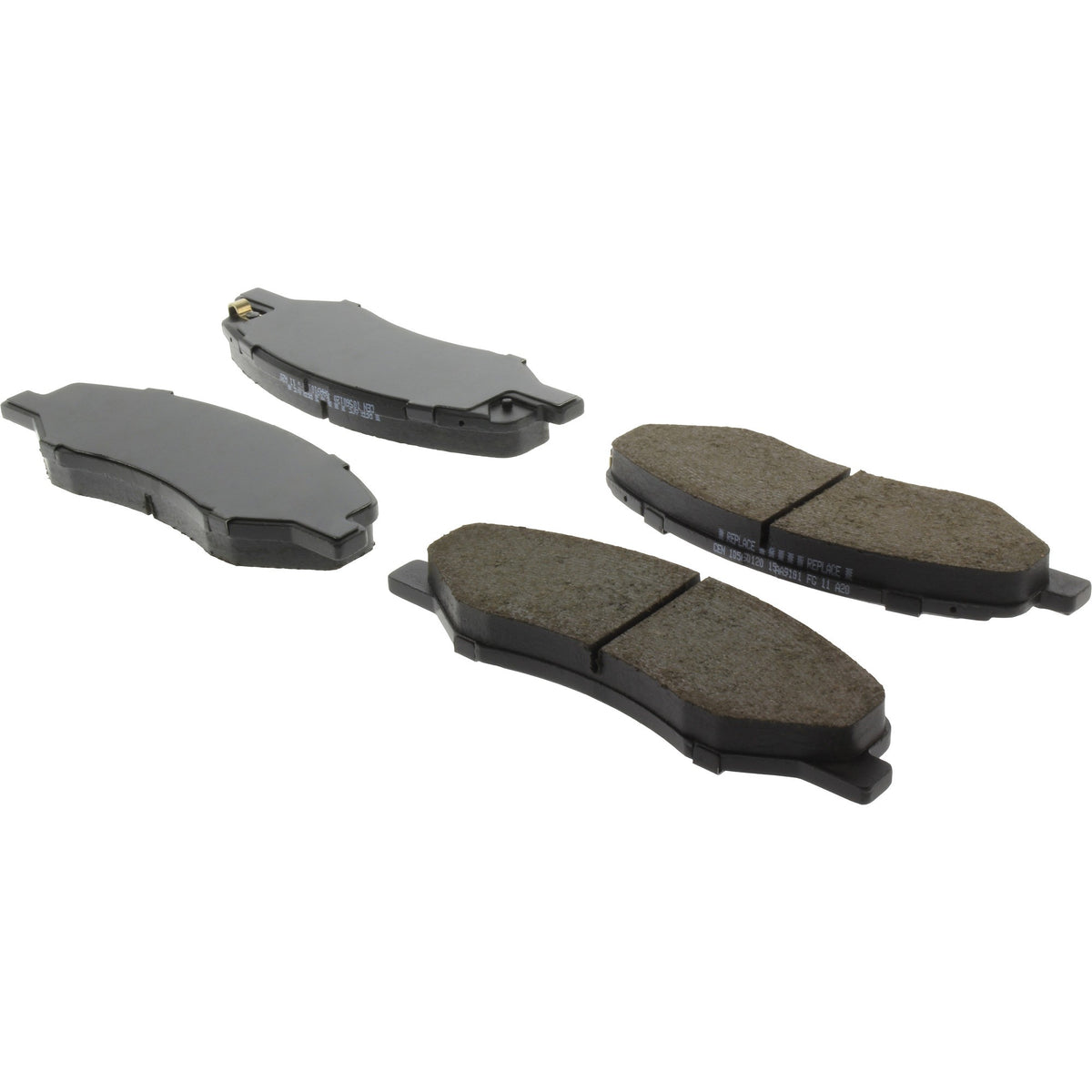 Centric Parts Disc Brake Pad Set Posi Quiet Ceramic with Shims for 2018-2022 Honda Odyssey 105.60120