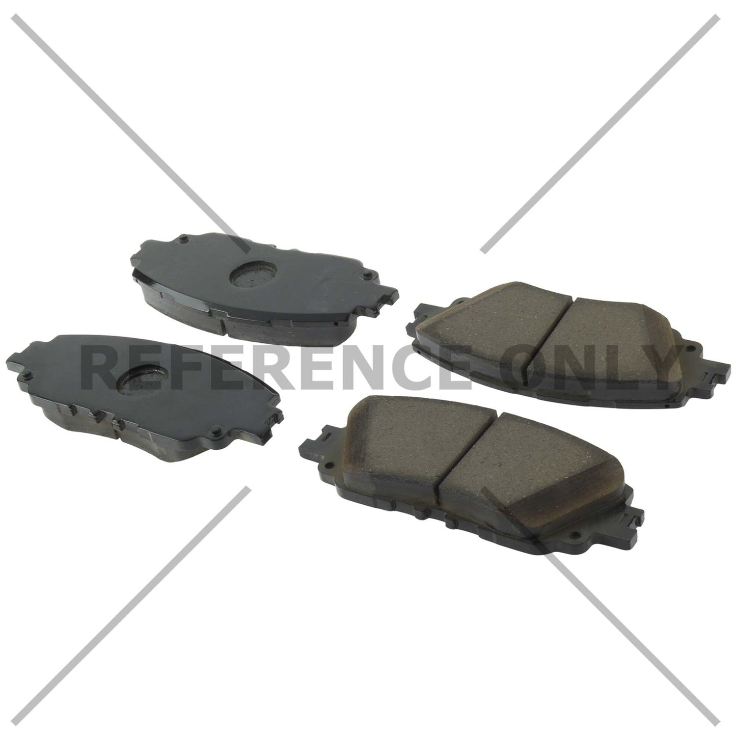 Centric Parts Disc Brake Pad Set Posi Quiet Ceramic with Shims for 2019-2023 Lexus ES300h, ES350, UX200, UX250h, Toyota Avalon, Camry, C-HR, RAV4, Venza 105.60150