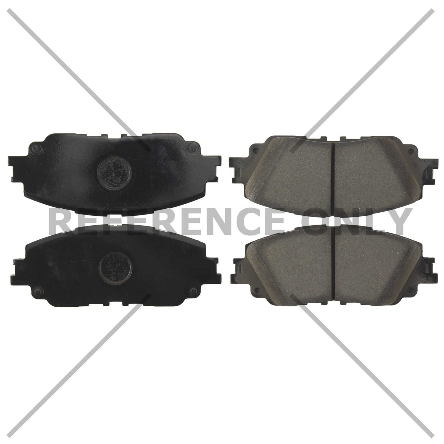 Centric Parts Disc Brake Pad Set Posi Quiet Ceramic with Shims for 2019-2023 Lexus ES300h, ES350, UX200, UX250h, Toyota Avalon, Camry, C-HR, RAV4, Venza 105.60150