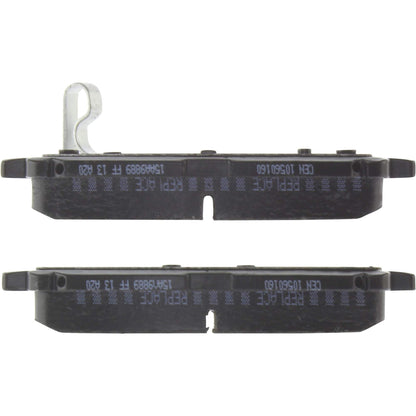 Centric Parts Disc Brake Pad Set Posi Quiet Ceramic with Shims for 2019-2022 Hyundai Nexo, 2016-2021 Tucson, 2017-2020 Kia Cadenza & Sportage 105.60160