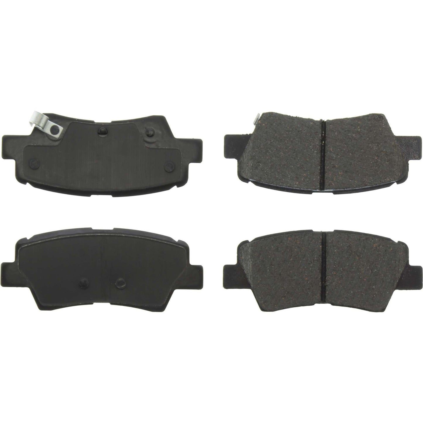 Centric Parts Disc Brake Pad Set Posi Quiet Ceramic with Shims for 2019-2022 Hyundai Nexo, 2016-2021 Tucson, 2017-2020 Kia Cadenza & Sportage 105.60160