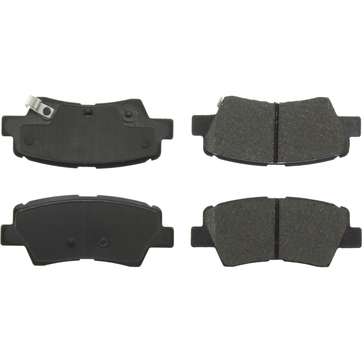 Centric Parts Disc Brake Pad Set Posi Quiet Ceramic with Shims for 2019-2022 Hyundai Nexo, 2016-2021 Tucson, 2017-2020 Kia Cadenza & Sportage 105.60160