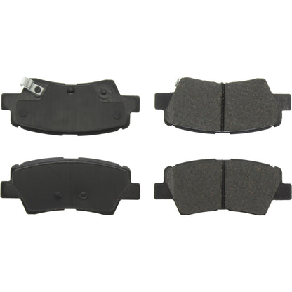 Centric Parts Disc Brake Pad Set Posi Quiet Ceramic with Shims for 2019-2022 Hyundai Nexo, 2016-2021 Tucson, 2017-2020 Kia Cadenza & Sportage 105.60160