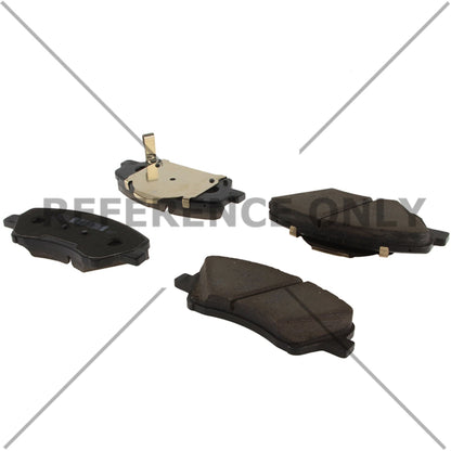 Centric Parts Disc Brake Pad Set Posi Quiet Ceramic with Shims for 2018-2022 Hyundai Accent 2020-2017 Kia Rio 105.60240