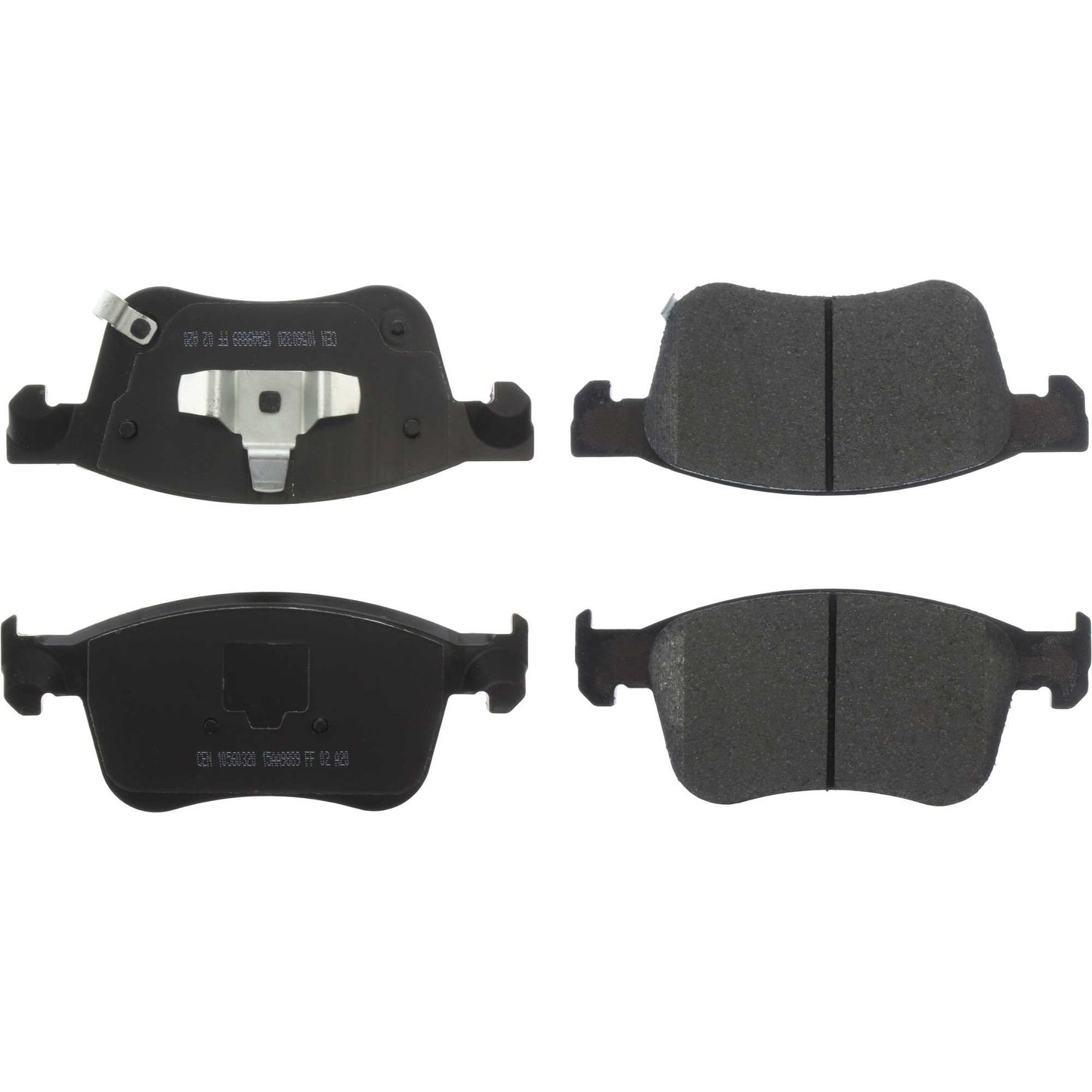 Centric Parts Disc Brake Pad Set Posi Quiet Ceramic with Shims for 2018-2022 Honda Accord 105.60320